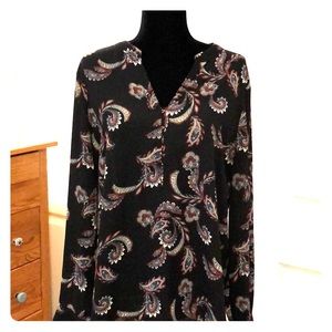 Navy base with whimsical print